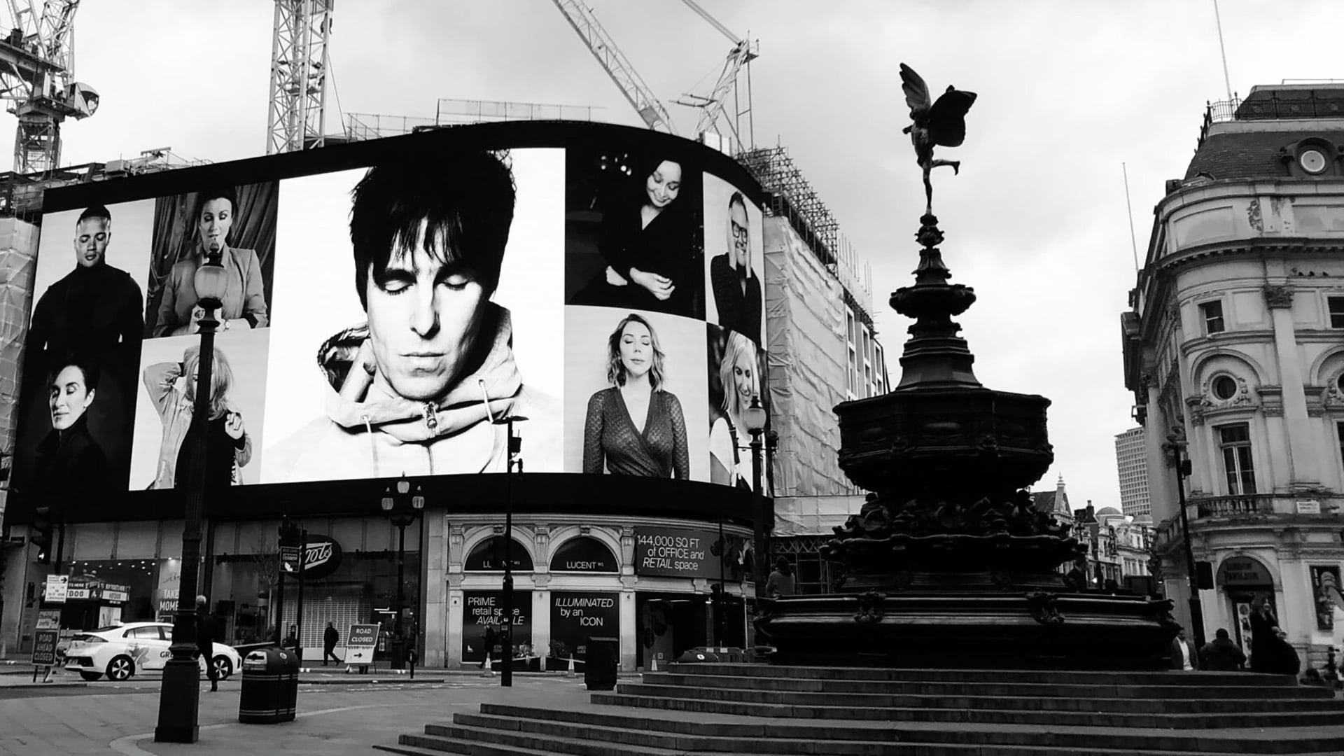 Art of London: Take a Moment montage of work in London featuring Liam Gallagher