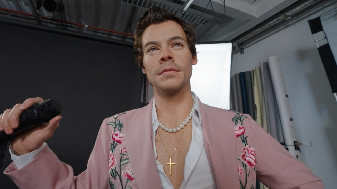 Harry Styles Madame Tussauds model close up