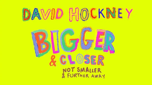 Lightroom - David Hockney Bigger & Closer (Not Smaller & Further Away)