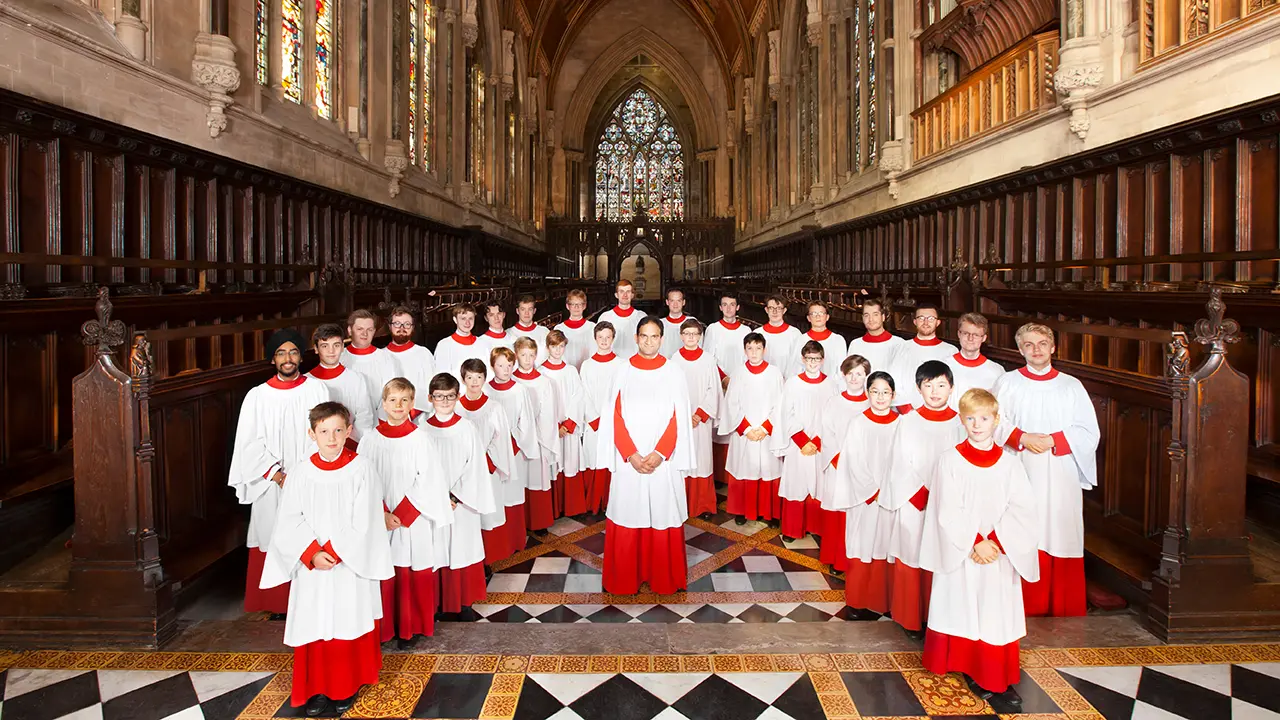 Choir of St John's College, Cambridge. Photo by Nick Rutter