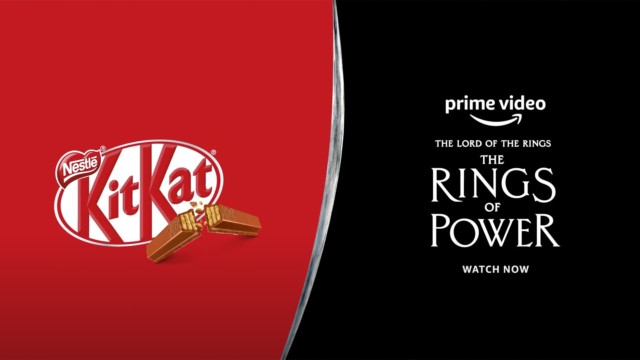 Lord Of The Rings: The Rings Of Power kitkat promo poster